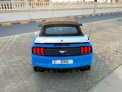 Blue Ford Mustang Shelby GT350 Convertible V4 2018 for rent in Dubai 7